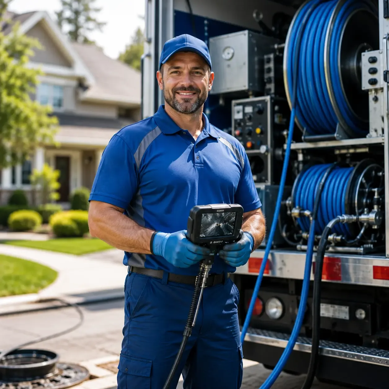 Local outdoor drain cleaning specialists in Roduco, NC